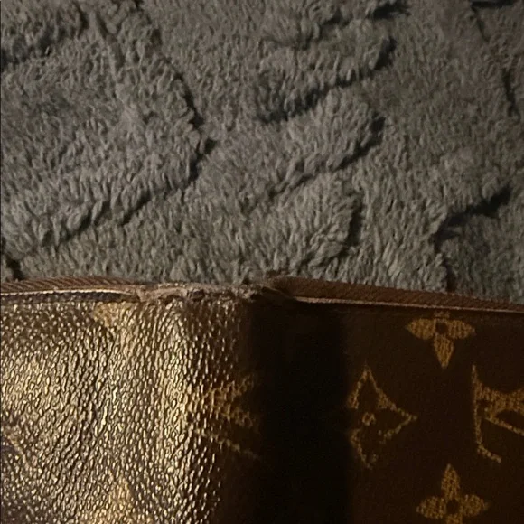 Louis Vuitton Brown and Gold Monogram Clutch - Picture 7 of 9